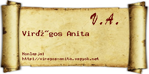 Virágos Anita névjegykártya