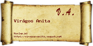 Virágos Anita névjegykártya